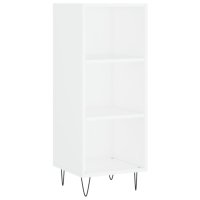 vidaXL Highboard Weiß 34,5x34x180 cm Holzwerkstoff