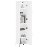 vidaXL Highboard Wei&szlig; 34,5x34x180 cm Holzwerkstoff