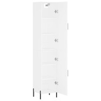 vidaXL Highboard Wei&szlig; 34,5x34x180 cm Holzwerkstoff