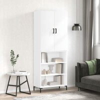 vidaXL Highboard Wei&szlig; 69,5x34x180 cm Holzwerkstoff