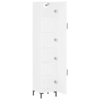 vidaXL Highboard Wei&szlig; 34,5x34x180 cm Holzwerkstoff