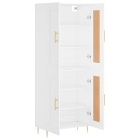 vidaXL Highboard Wei&szlig; 69,5x34x180 cm Holzwerkstoff