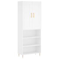 vidaXL Highboard Weiß 69,5x34x180 cm Holzwerkstoff