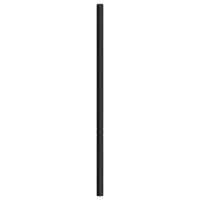 vidaXL Kopfteil Metall Schwarz 80 cm