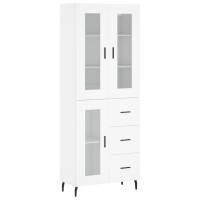 vidaXL Highboard Weiß 69,5x34x180 cm Holzwerkstoff