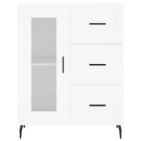 vidaXL Highboard Wei&szlig; 69,5x34x180 cm Holzwerkstoff