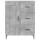 vidaXL Highboard Betongrau 69,5x34x180 cm Holzwerkstoff