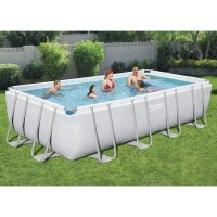 Bestway Power Steel Swimmingpool-Set Rechteckig...