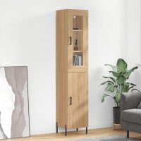 vidaXL Highboard Sonoma-Eiche 34,5x34x180 cm Holzwerkstoff