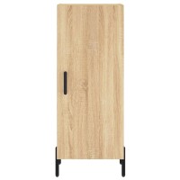 vidaXL Highboard Sonoma-Eiche 34,5x34x180 cm Holzwerkstoff