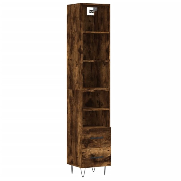 vidaXL Highboard R&auml;uchereiche 34,5x34x180 cm Holzwerkstoff