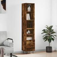 vidaXL Highboard R&auml;uchereiche 34,5x34x180 cm Holzwerkstoff