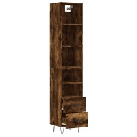 vidaXL Highboard R&auml;uchereiche 34,5x34x180 cm Holzwerkstoff