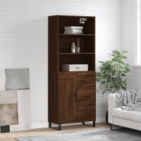 vidaXL Highboard Braun Eichen-Optik 69,5x34x180 cm...