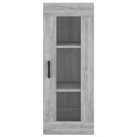 vidaXL Highboard Grau Sonoma 34,5x34x180 cm Holzwerkstoff