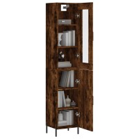 vidaXL Highboard R&auml;uchereiche 34,5x34x180 cm Holzwerkstoff