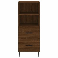 vidaXL Highboard Braun Eichen-Optik 34,5x34x180 cm Holzwerkstoff