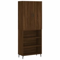 vidaXL Highboard Braun Eichen-Optik 69,5x34x180 cm...