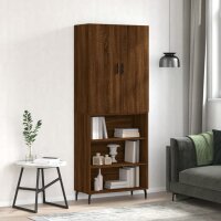 vidaXL Highboard Braun Eichen-Optik 69,5x34x180 cm...