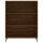 vidaXL Highboard Braun Eichen-Optik 69,5x34x180 cm Holzwerkstoff