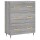 vidaXL Highboard Grau Sonoma 69,5x34x180 cm Holzwerkstoff