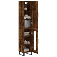 vidaXL Highboard R&auml;uchereiche 34,5x34x180 cm Holzwerkstoff