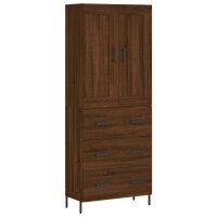 vidaXL Highboard Braun Eichen-Optik 69,5x34x180 cm...