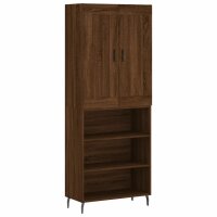 vidaXL Highboard Braun Eichen-Optik 69,5x34x180 cm...