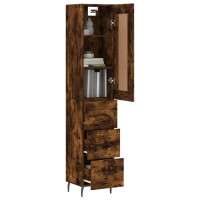 vidaXL Highboard R&auml;uchereiche 34,5x34x180 cm Holzwerkstoff