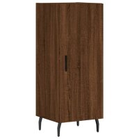 vidaXL Highboard Braun Eichen-Optik 34,5x34x180 cm Holzwerkstoff