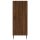 vidaXL Highboard Braun Eichen-Optik 34,5x34x180 cm Holzwerkstoff