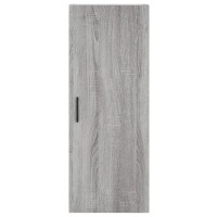 vidaXL Highboard Grau Sonoma 34,5x34x180 cm Holzwerkstoff