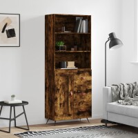 vidaXL Highboard Räuchereiche 69,5x34x180 cm...