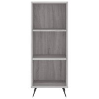 vidaXL Highboard Grau Sonoma 34,5x34x180 cm Holzwerkstoff