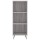 vidaXL Highboard Grau Sonoma 34,5x34x180 cm Holzwerkstoff