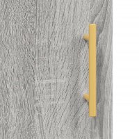 vidaXL Highboard Grau Sonoma 34,5x34x180 cm Holzwerkstoff