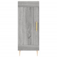 vidaXL Highboard Grau Sonoma 34,5x34x180 cm Holzwerkstoff