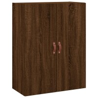 vidaXL Highboard Braun Eichen-Optik 69,5x34x180 cm Holzwerkstoff