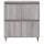 vidaXL Sideboards 3 Stk. Grau Sonoma Holzwerkstoff