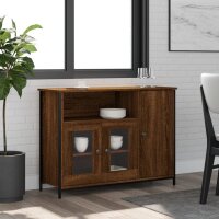 vidaXL Sideboard Braun Eichen-Optik 100x35x75 cm...