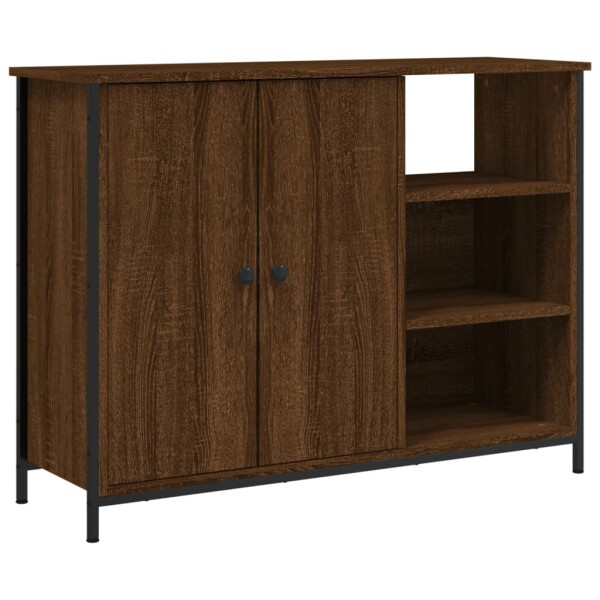 vidaXL Sideboard Braun Eichen-Optik 100x33x75 cm Holzwerkstoff