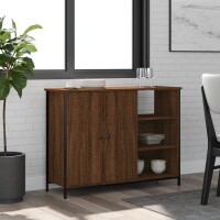 vidaXL Sideboard Braun Eichen-Optik 100x33x75 cm...