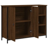 vidaXL Sideboard Braun Eichen-Optik 100x33x75 cm Holzwerkstoff