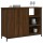 vidaXL Sideboard Braun Eichen-Optik 100x33x75 cm Holzwerkstoff