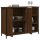 vidaXL Sideboard Braun Eichen-Optik 100x33x75 cm Holzwerkstoff