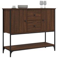 vidaXL Sideboard Braun Eichen-Optik 100x36x85 cm Holzwerkstoff