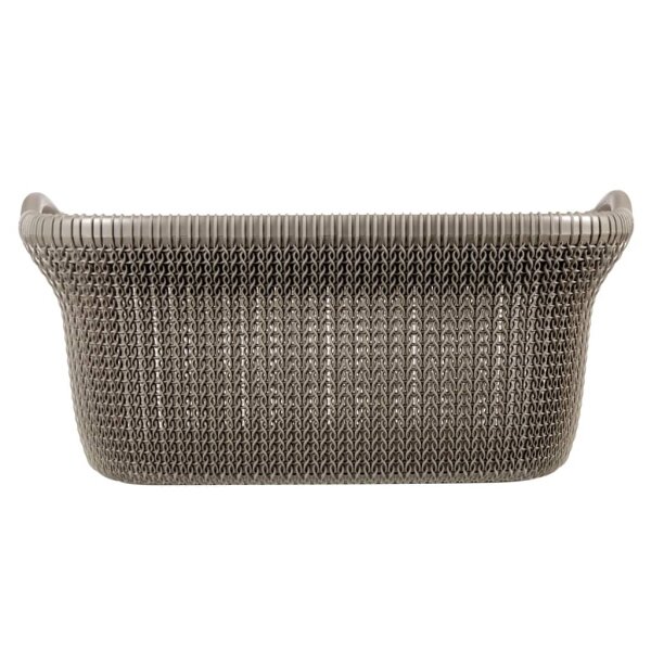 Curver W&auml;schekorb Knit 40 L Metallic-Braun