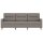 vidaXL 3-Sitzer-Sofa Taupe 180 cm Stoff