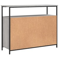 vidaXL Sideboard Grau Sonoma 100x35x80 cm Holzwerkstoff