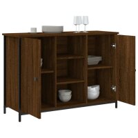 vidaXL Sideboard Braun Eichen-Optik 100x35x70 cm Holzwerkstoff